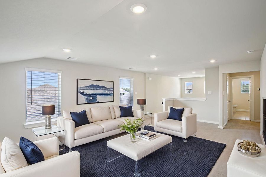 Photo is not of the actual home, but is an inspirational photo of builder’s model home and may depict options, furnishings, and/or decorator features that are not included