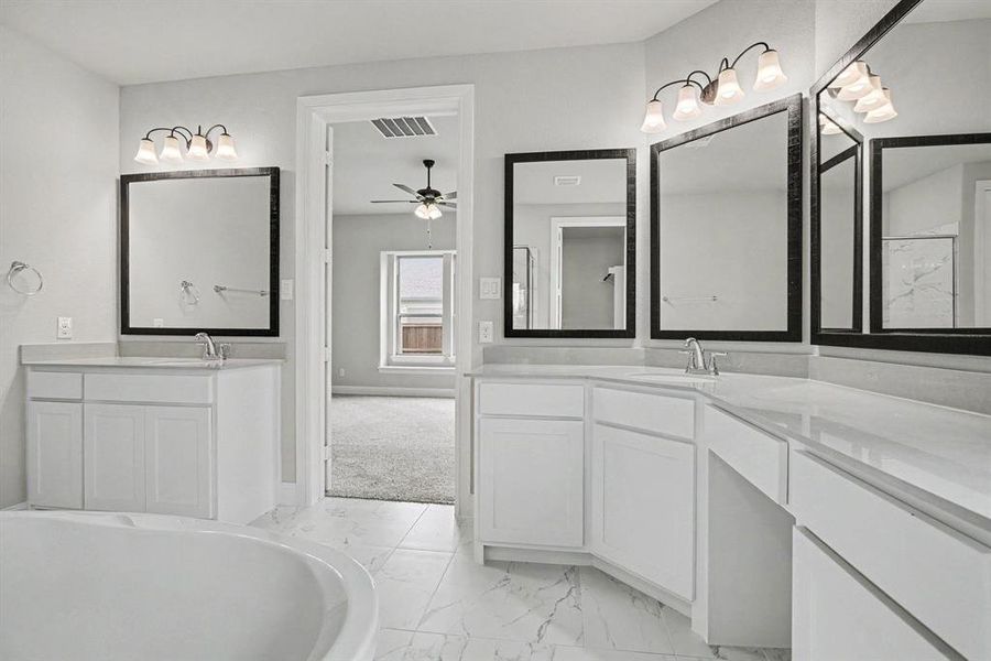 Furnished interior view inside a new home in , Mansfield (Image 13).