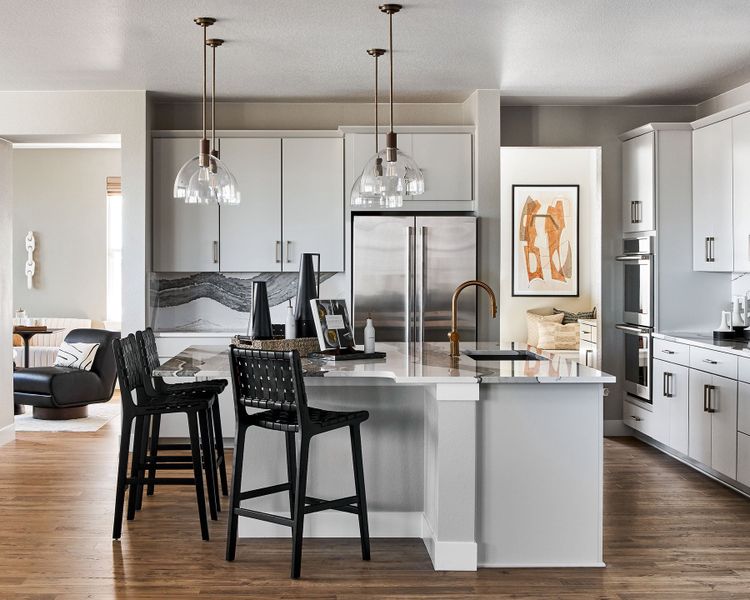 Representative furnished interior of a home built from the Vail by Taylor Morrison in Macanta, Castle Rock (Image 8).