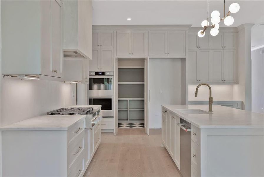 Furnished interior view inside a new home in , Atlanta (Image 7).