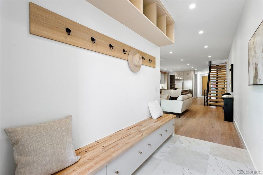 Furnished interior view inside a new home in , Denver (Image 37).