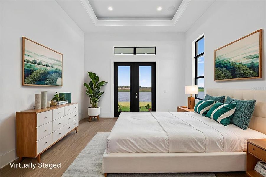 Furnished interior view inside a new home in , Sarasota (Image 37).