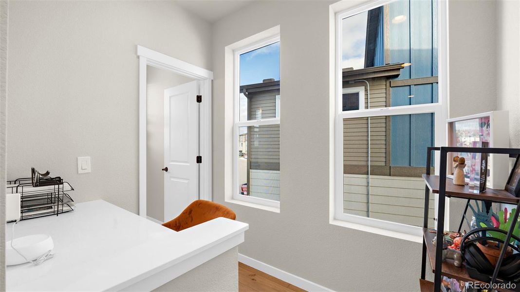 Furnished interior view inside a new home in , Colorado Springs (Image 13).