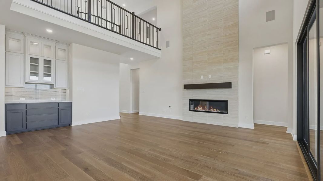 Representative unfurnished interior of a home built from the Winslow by Chesmar Homes in Lakes of Cane Island, Katy (Image 18). Representative unfurnished interior of a home built from the Winslow by Chesmar Homes in Lakes of Cane Island, Katy (Image 18).