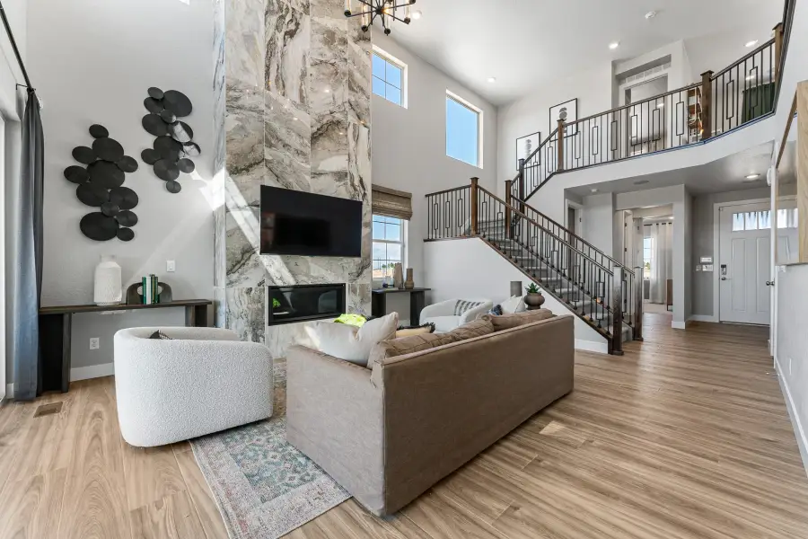 Furnished interior view inside a new home in Macanta, Castle Rock (Image 3).