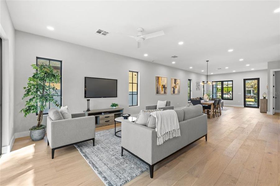 Furnished interior view inside a new home in , Orlando (Image 8). Furnished interior view inside a new home in , Orlando (Image 8).