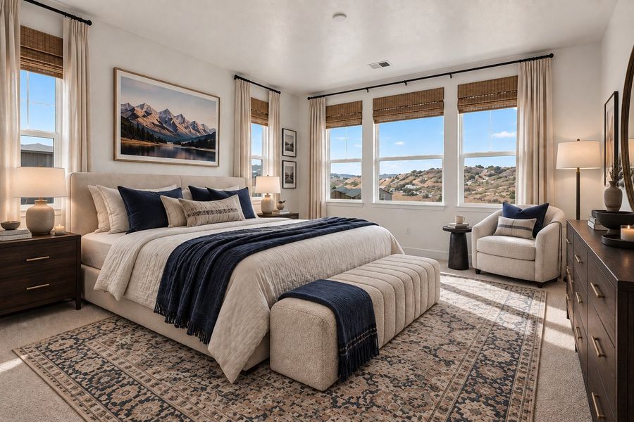 Furnished interior view inside a new home in Macanta, Castle Rock (Image 7).