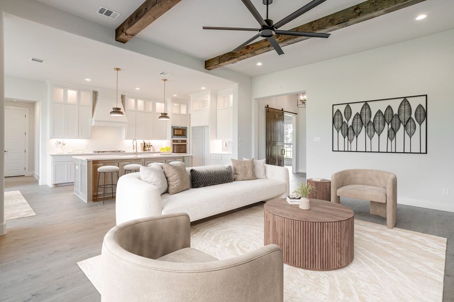 Representative furnished interior of a home built from the The Dallas by Kenmark Homes in Aledo Heights - Aledo ISD, Aledo (Image 6). Representative furnished interior of a home built from the The Dallas by Kenmark Homes in Aledo Heights - Aledo ISD, Aledo (Image 6).