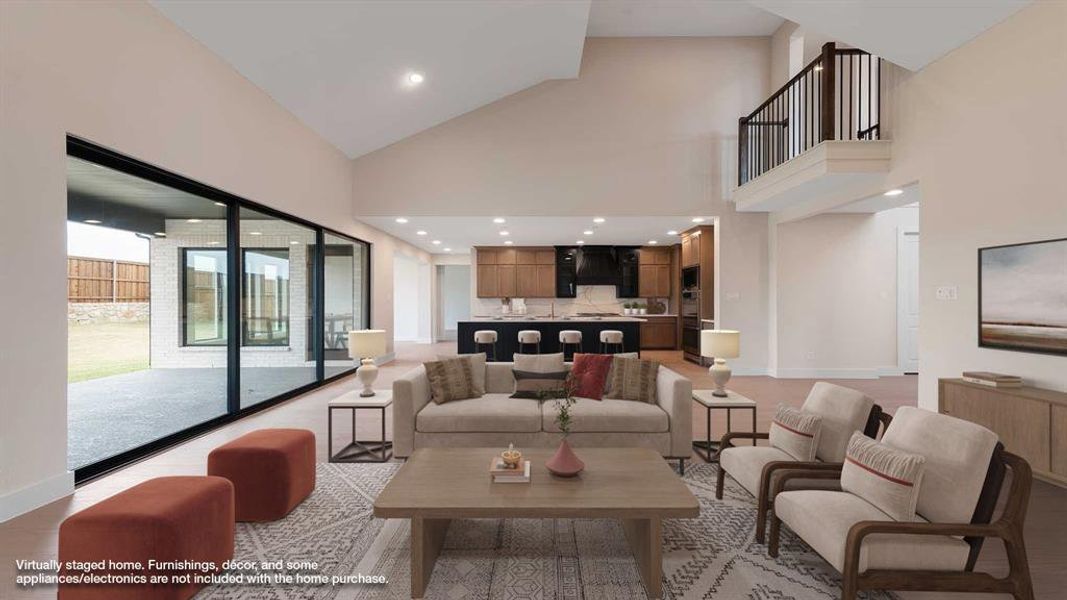 Furnished interior view inside a new home in Terraces, Rockwall (Image 12).