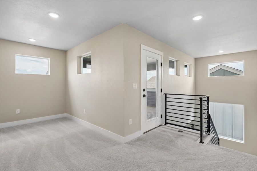 Spacious, unfurnished interior of a new home in Pony Park, Colorado Springs (Image 17). Spacious, unfurnished interior of a new home in Pony Park, Colorado Springs (Image 17).