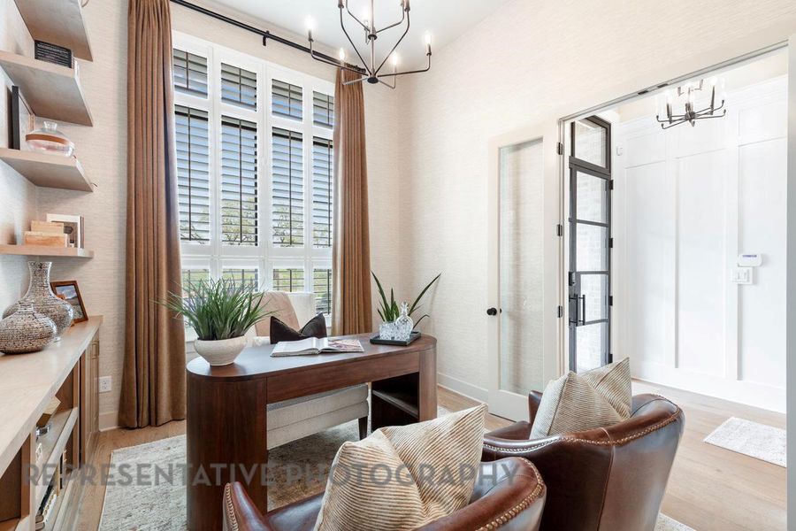 Furnished interior view inside a new home in Two Step Farm: 60ft. lots, Montgomery (Image 16). Furnished interior view inside a new home in Two Step Farm: 60ft. lots, Montgomery (Image 16).