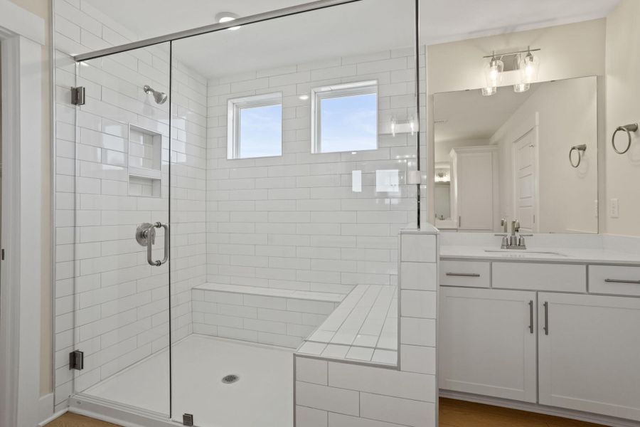 Furnished interior view inside a new home in Founders Club, Moore (Image 13). Furnished interior view inside a new home in Founders Club, Moore (Image 13).