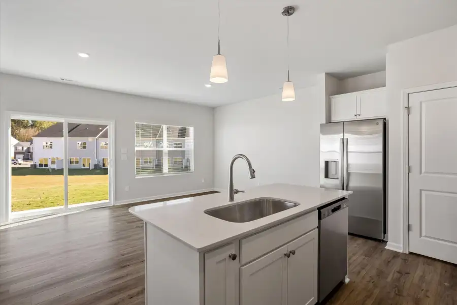 Furnished interior view inside a new home in West Main Townhomes, Sanford (Image 9). Furnished interior view inside a new home in West Main Townhomes, Sanford (Image 9).