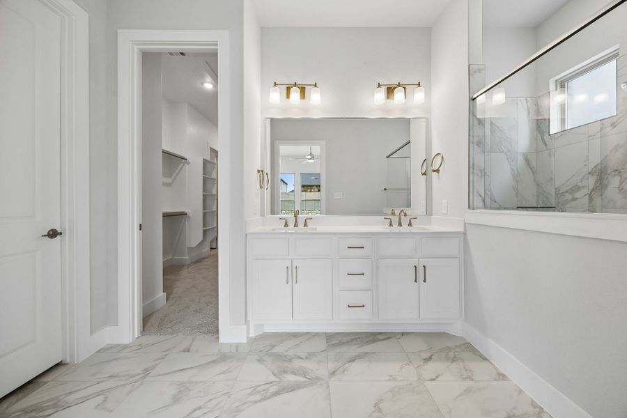 Furnished interior view inside a new home in Painted Tree Lakeside, McKinney (Image 11).
