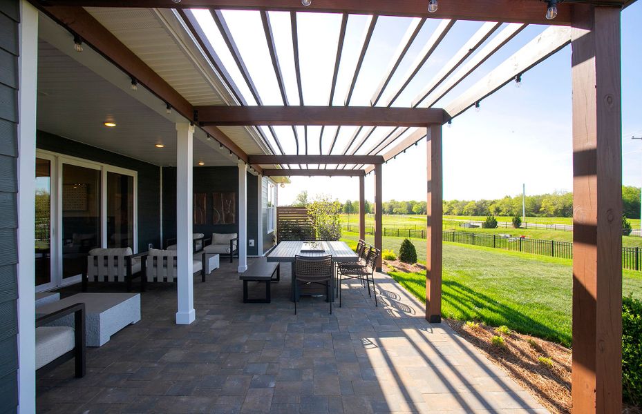 Stardom Patio in new home construction by Del Webb homebuilders Nashville Stardom Patio in new home construction by Del Webb homebuilders Nashville