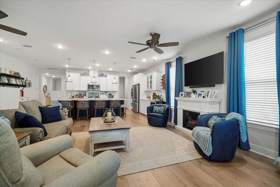 Furnished interior view inside a new home in K. Hovnanian's® Four Seasons at Lakes of Cane Bay, Summerville (Image 34).