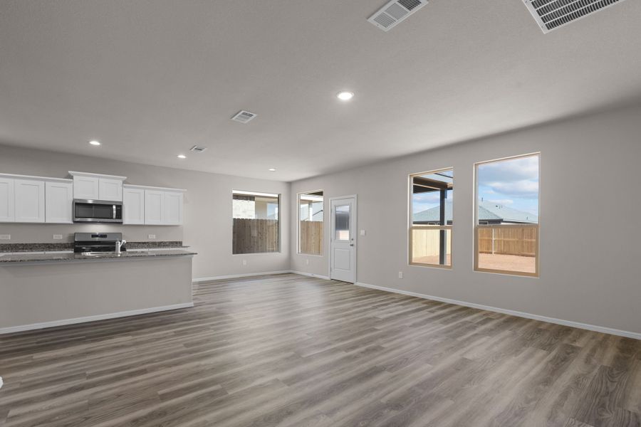 Representative furnished interior of a home built from the Gulfport by D.R. Horton in Yukon Ridge, Odessa (Image 8). Representative furnished interior of a home built from the Gulfport by D.R. Horton in Yukon Ridge, Odessa (Image 8).