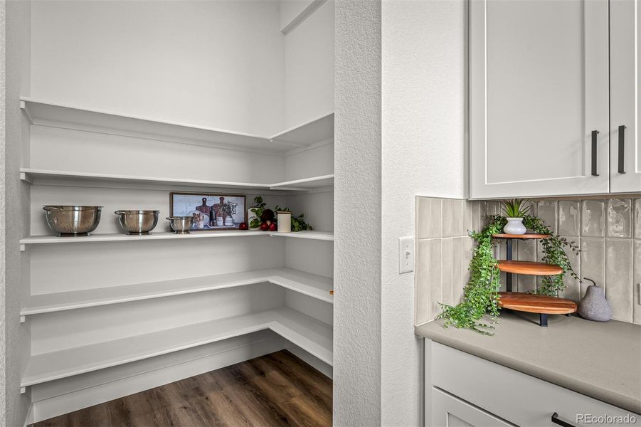 Furnished interior view inside a new home in Cloverleaf - Pinnacle Collection, Monument (Image 31).