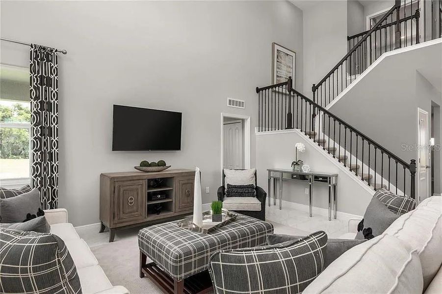 Furnished interior view inside a new home in Parkview Preserve, Apopka (Image 9). Furnished interior view inside a new home in Parkview Preserve, Apopka (Image 9).