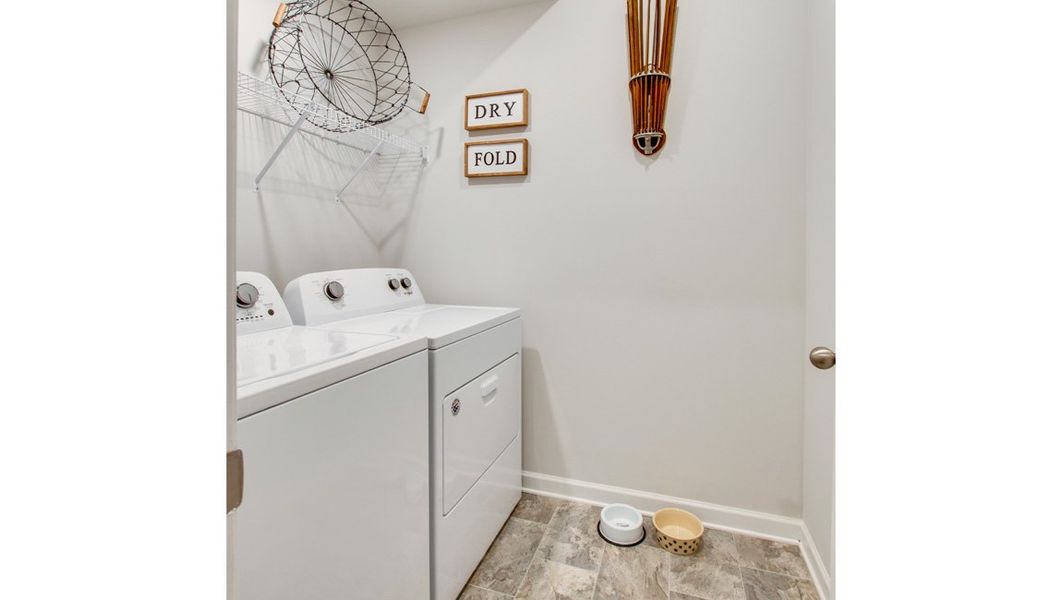 Representative furnished interior of a home built from the SALEM by D.R. Horton in Nexus North, Gallatin (Image 17).