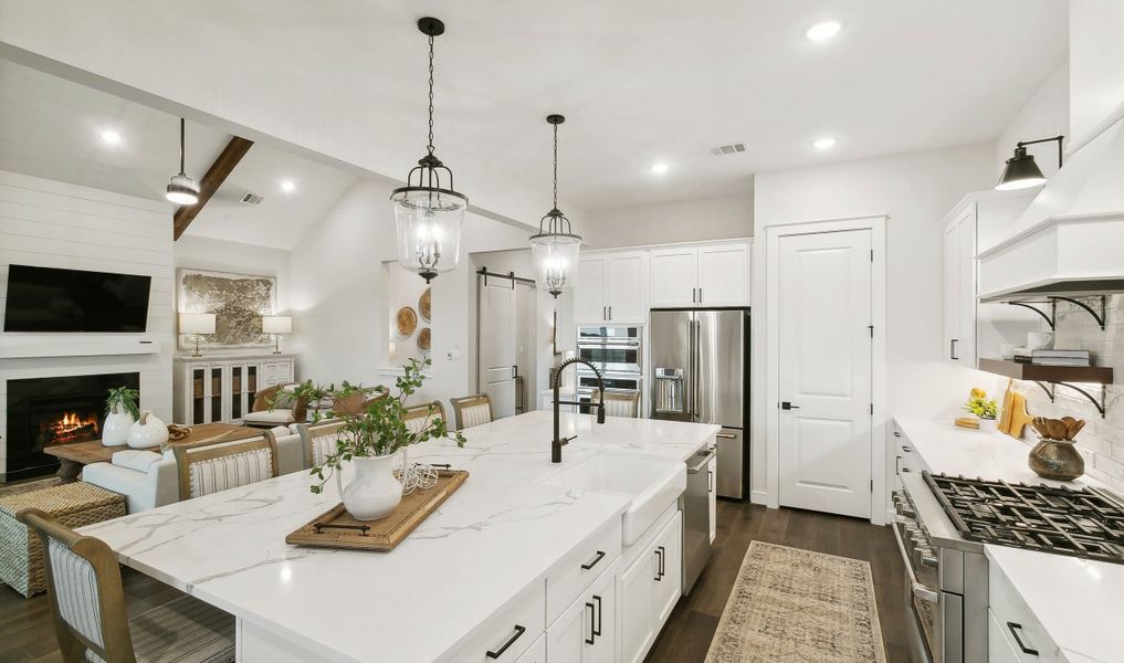 Gorgeous cabinets and stainless steel appliances