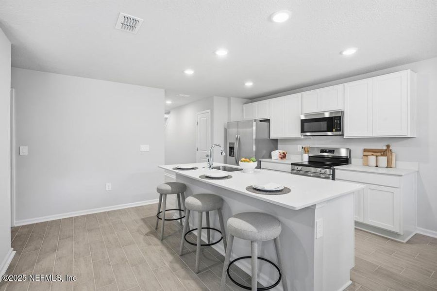 Furnished interior view inside a new home in Kings Preserve, Jacksonville (Image 5).