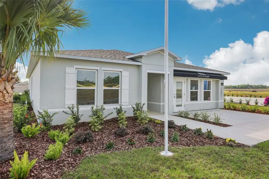 Front exterior of a new home in Scenic Terrace, Lake Hamilton, FL, highlighting curb appeal (Image 22). Front exterior of a new home in Scenic Terrace, Lake Hamilton, FL, highlighting curb appeal (Image 22).