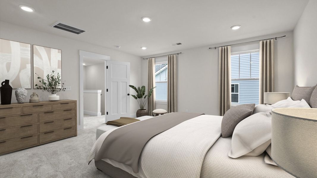 Representative furnished interior of a home built from the Beramont by DRB Homes in Pleasant Falls, Moore (Image 20).