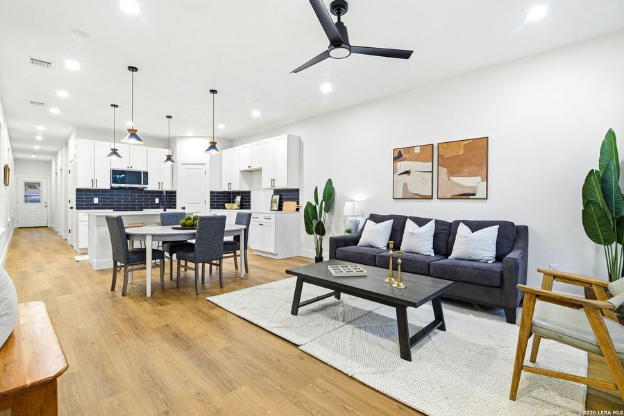 Furnished interior view inside a new home in , San Antonio (Image 16).