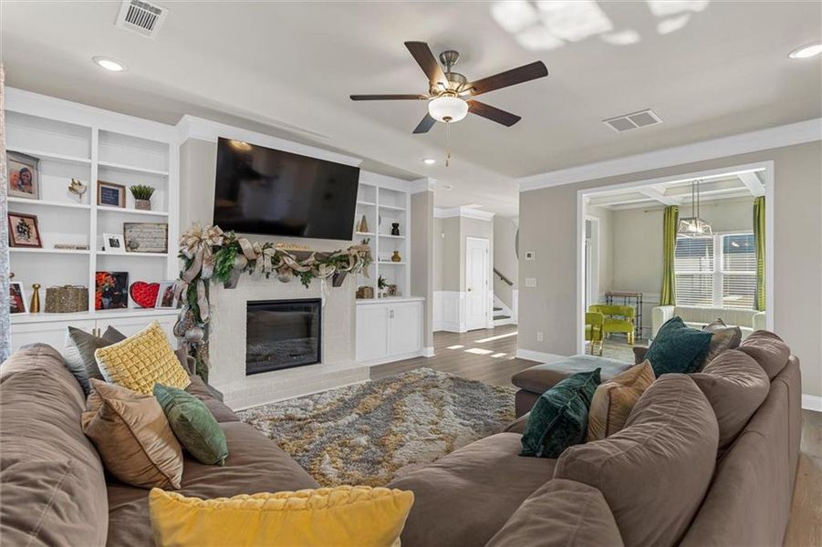 Furnished interior view inside a new home in Enclave at Brookside Crossing, Auburn (Image 53).