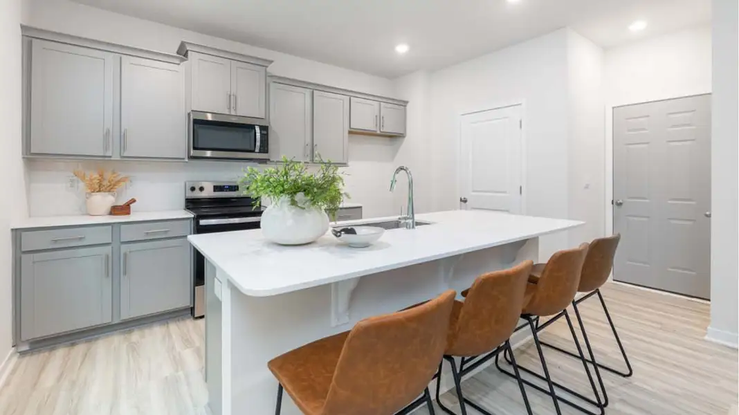 Furnished interior view inside a new home in Reedy Creek Preserve, Charlotte (Image 4).