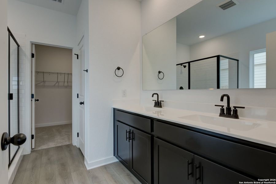 Furnished interior view inside a new home in The Heights at Saddlebrook Ranch 60's, Schertz (Image 13).