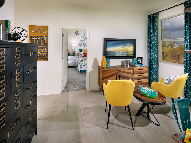 The 2110 floorplan modeled at La Estancia - Arcadia. The 2110 floorplan modeled at La Estancia - Arcadia.