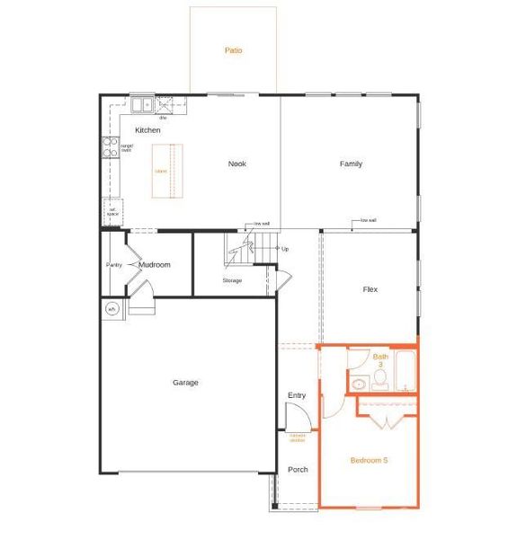 Layout of 1st Floor