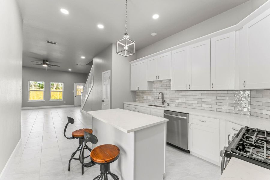 Furnished interior view inside a new home in , Houston (Image 5).