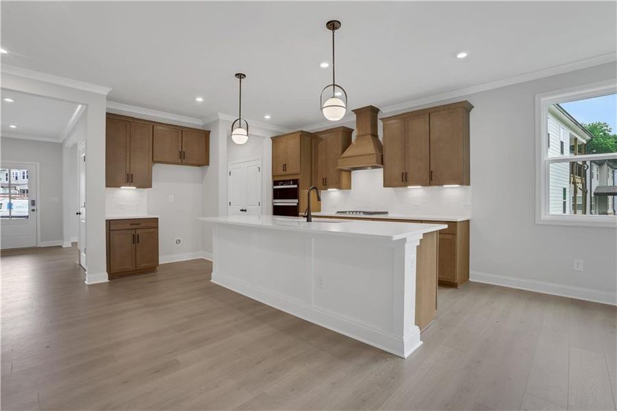 Furnished interior view inside a new home in The Paddocks at Doc Hughes, Buford (Image 9).