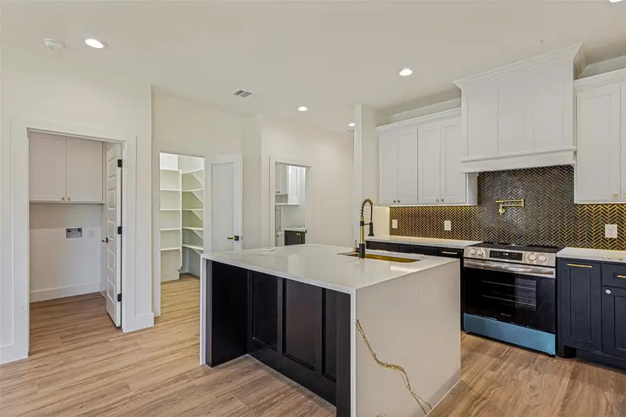 Furnished interior view inside a new home in , Denton (Image 5).
