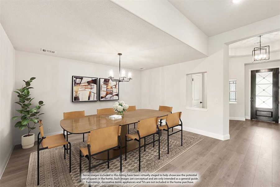 Furnished interior view inside a new home in Addison Hills, Cedar Hill (Image 8).