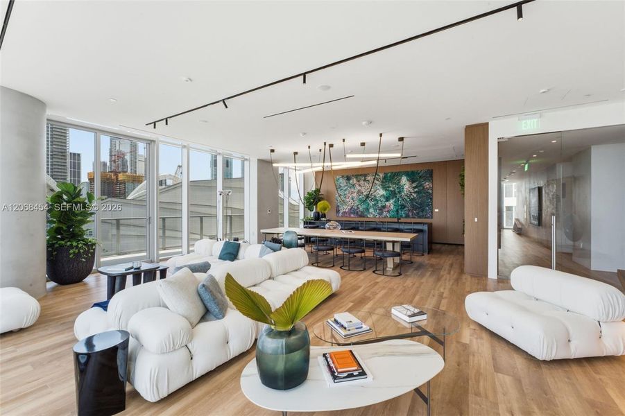 Furnished interior view inside a new home in , Miami (Image 19). Furnished interior view inside a new home in , Miami (Image 19).