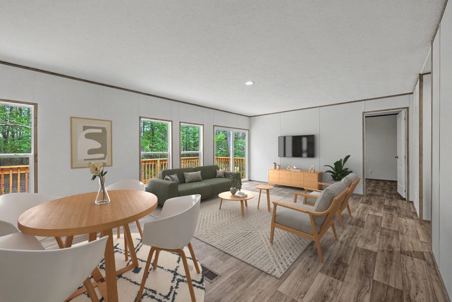 Furnished interior view inside a new home in , Ridgeville (Image 5).