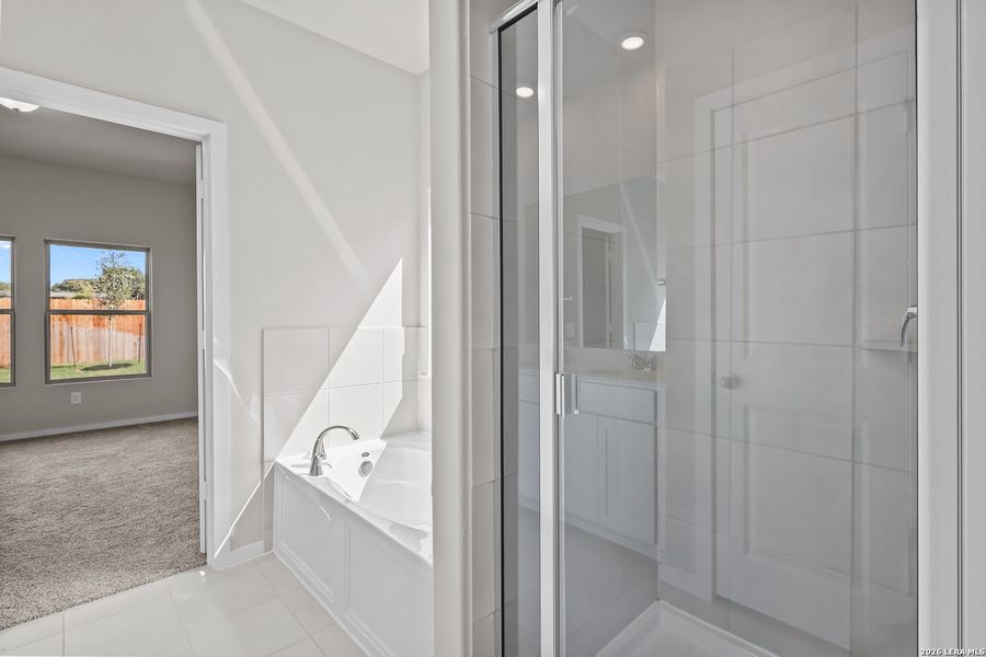 Furnished interior view inside a new home in Summerlin, San Antonio (Image 18).