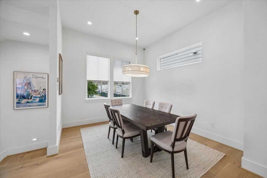 Furnished interior view inside a new home in , Houston (Image 9).