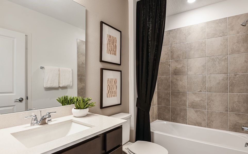 Furnished interior view inside a new home in Spencer Glen, Riverview (Image 12).