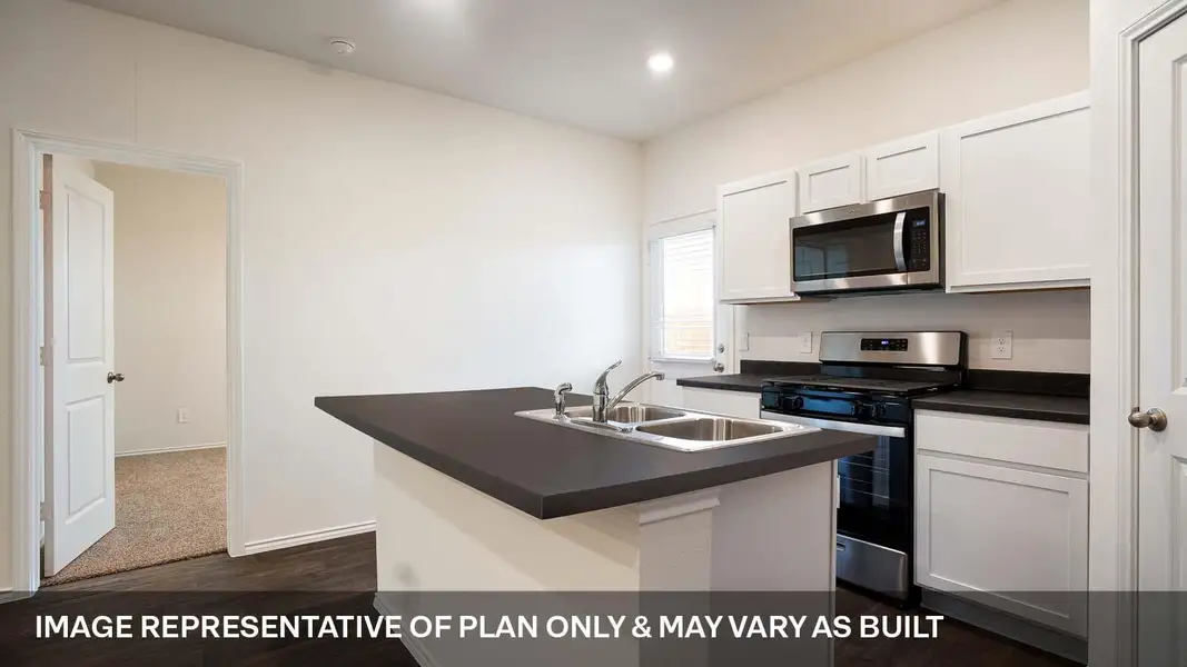 Furnished interior view inside a new home in Wayside, Uhland (Image 4).