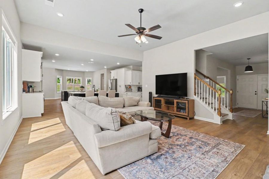 Furnished interior view inside a new home in Belle Hall, Newnan (Image 21).