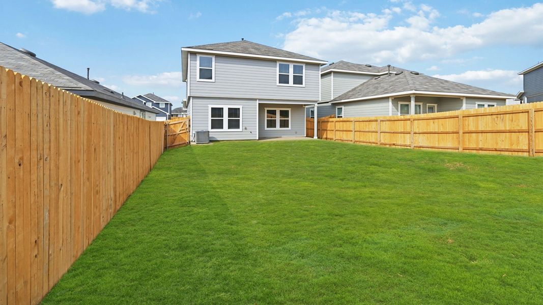 Exterior details and patio area of a home in Durango, Mustang Ridge (Image 18).