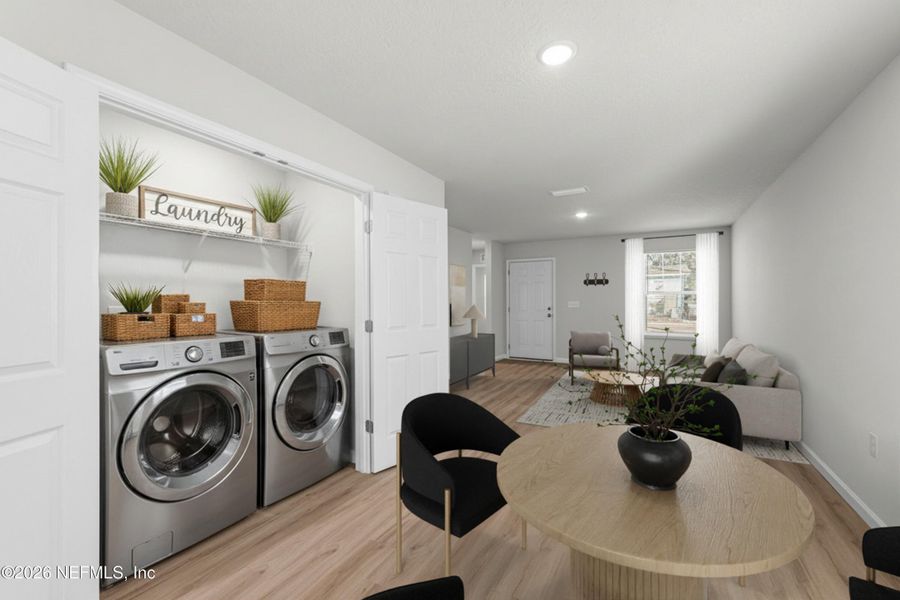 Furnished interior view inside a new home in , Jacksonville (Image 7).