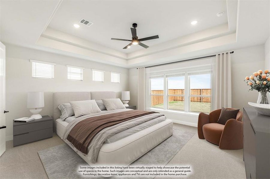 Furnished interior view inside a new home in Sutton Fields, Celina (Image 19).