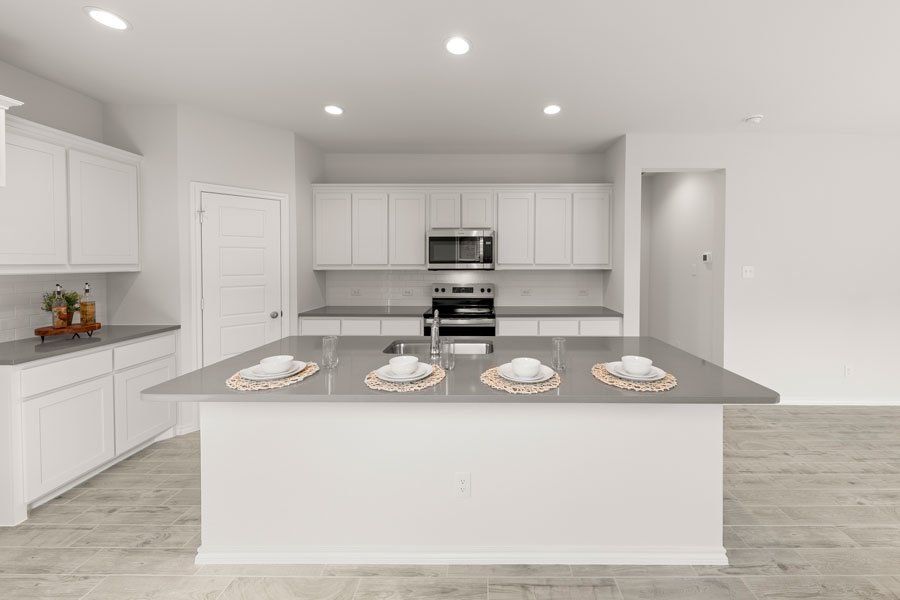 Representative exterior photo of a completed home built from the Willow by Impression Homes in Bryant Farms, Melissa, TX (Image 6). Representative exterior photo of a completed home built from the Willow by Impression Homes in Bryant Farms, Melissa, TX (Image 6).