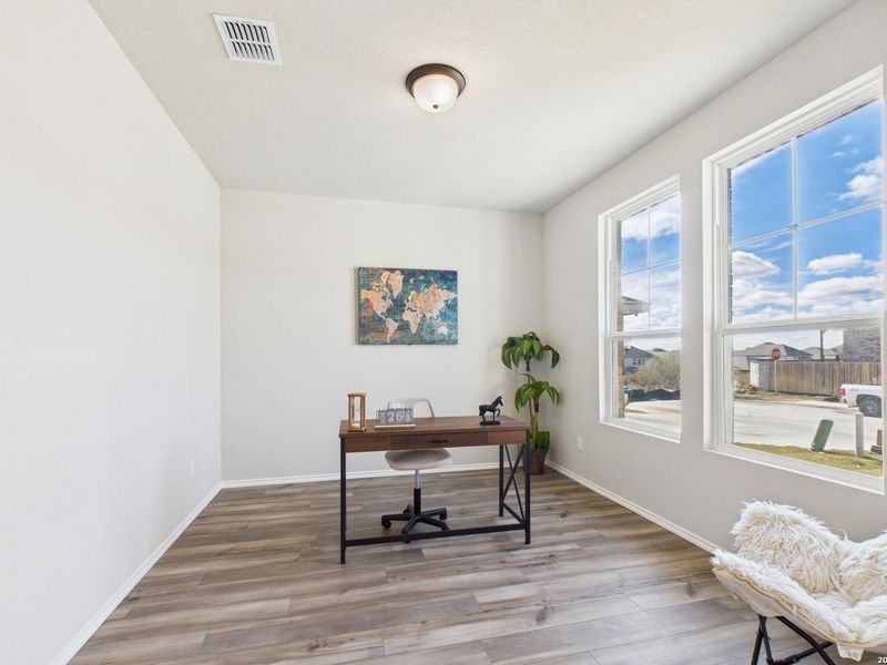 Furnished interior view inside a new home in Bricewood, San Antonio (Image 9).